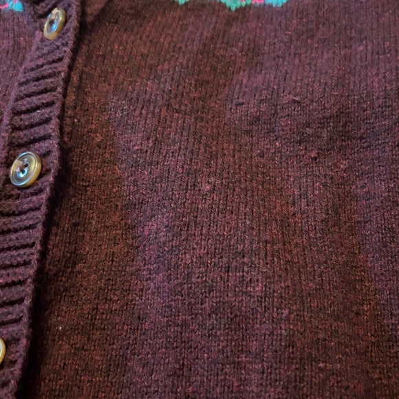 Eddie Bauer Wool blend cardigan -M - Picture 5 of 7